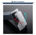HOMELODY Badarmatur Wasserhahn Bad Wasserfall Hoch Wascbecken Armatur Mischbatterie Chrom Bild 4