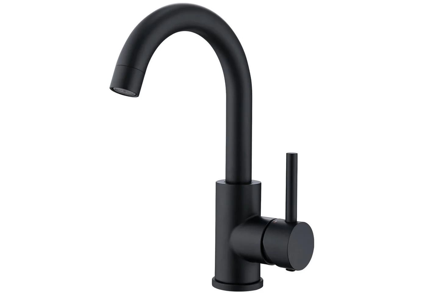 HOMELODY Küchenarmatur Niederdruck 360° drehbar Edelstahl chrom - Bild 2