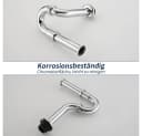 HOMELODY Ablaufgarnitur Siphon Pop Up Ablaufgarnitur mit Keramik Pop-Up Ablaufventil Bild 3