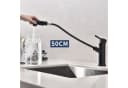 HOMELIVE Küchenarmatur Ausziehbarer Küchenhahn Wasserhahn Schwarz Bild 3