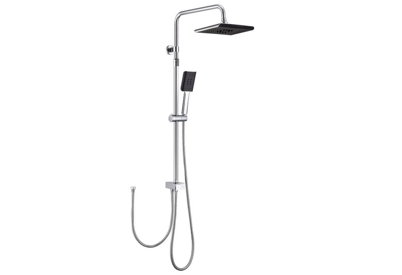 HOMELODY Duschsystem Regendusche mit Handbrause, Duschsaeule ohne Armatur - Bild 2
