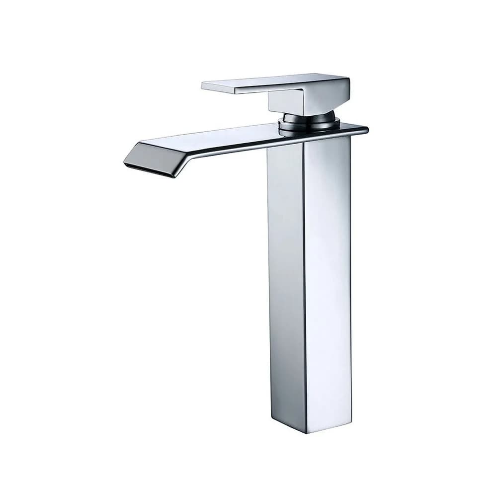 HOMELIVE Wasserfall-Badarmatur Chrom Einhandmischer Keramikventil - Bild 2