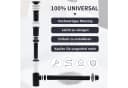 HOMELIVE Ablaufgarnitur Siphon Pop-Up Ablaufgarnitur mit Überlauf Universal Röhrensiphon Set Schwarz Bild 4