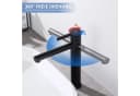 HOMELIVE Badarmatur 360° Drehung Waschtischarmatur Schwarz Bild 1