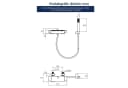 HOMELIVE Duscharmatur Wasserfall mit Handbrause Chrom Messing Bild 1
