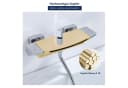 HOMELIVE Duscharmatur Wasserfall mit Handbrause Chrom Messing Bild 3