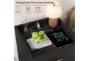 Homfa Nachttisch Nachtschrank mit Ladefunktion, 3 Schubladen, 2 AC-Steckdosen, 2 USB-Anschlüsse, 40x38x66cm Bild 5