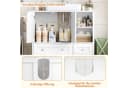 Homfa Waschbeckenunterschrank 80 cm Weiß Bild 5