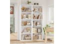 Homfa Bücherregal 5 Fächer 159cm Weiß/Schwarz Holzwerkstoff Bild 1