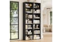 Homfa Bücherregal 220cm mit 7 Fächern, Bücherschrank, verstellbare Ablagen Bild 1