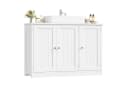 Homfa Waschbeckenunterschrank 90 cm 3 Türen Landhausstil Bild 2