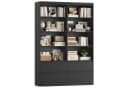 Homfa Bücherregal Hochschrank Raumteiler 8 Fächer 4 Schubladen 120x30x180cm Bild 2