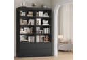 Homfa Bücherregal Hochschrank Raumteiler 8 Fächer 4 Schubladen 120x30x180cm Bild 4
