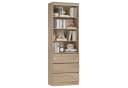 Homfa Bücherregal Hochschrank Bücherschrank Raumteiler 4 Fächer 3 Schubladen Bild 2