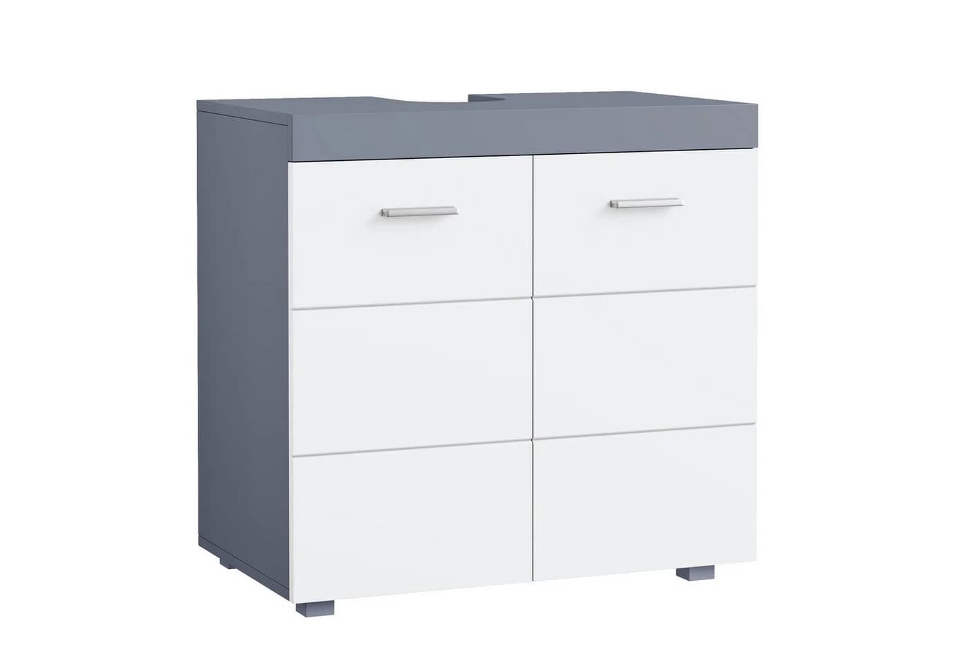 Homfa Waschbeckenunterschrank Weiß - Bild 2