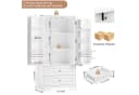 Homfa Mehrzweckschrank Küchenschrank Vorratsschrank Buffetschrank 8 Türregale 2 Schubladen Bild 3