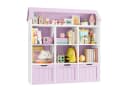 Homfa Kinderregal Hausform 3 Spielzeugkisten Weiß Bild 2