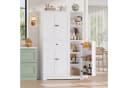 Homfa Mehrzweckschrank Weiß 5 Türen 1 Schublade Bild 5