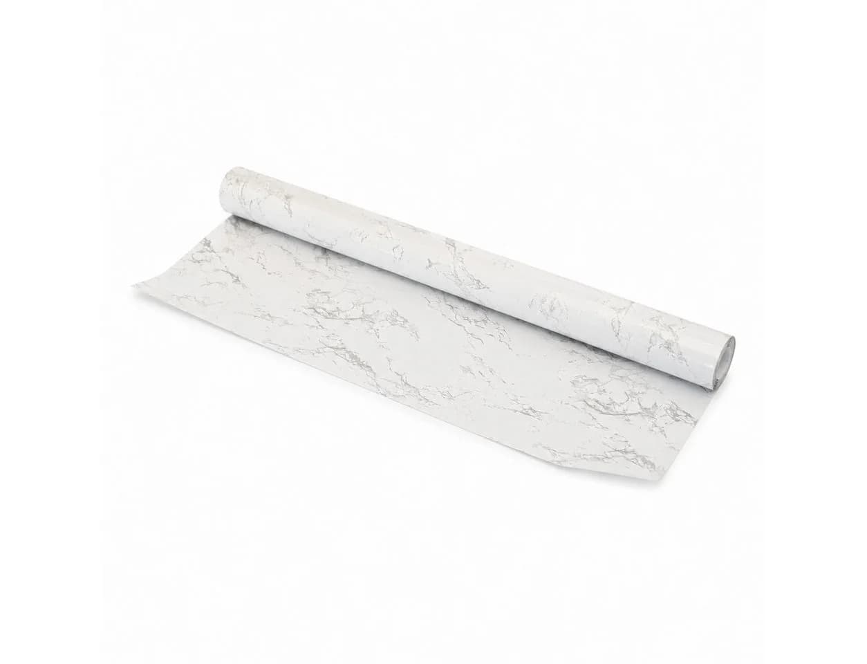IKHEMalarka 3D-Tapete Selbstklebend PVC Folie Weiß 4,5m Rolle - Bild 2