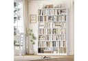 Homfa Bücherregal 14 Fächer Weiß Modernes Standregal Bild 1