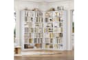Homfa Bücherregal 14 Fächer Weiß Modernes Standregal Bild 5