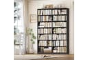 Homfa Bücherregal Schwarz 14 Fächer Standregal Bild 1