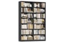 Homfa Bücherregal Schwarz 14 Fächer Standregal Bild 2