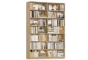 Homfa Bücherregal Eiche 14 Fächer Standregal Raumteiler Bild 2