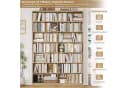 Homfa Bücherregal Eiche 14 Fächer Standregal Raumteiler Bild 4