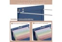 Homfa Aktenschrank mit Steckdose und Schubladen Blau Bild 4