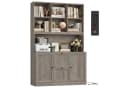 Homfa Aktenschrank mit Steckdose und Schubladen Artisan Eiche Bild 2