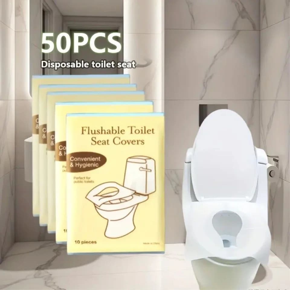 Einweg-Toilettensitzbezug aus recyceltem Papier