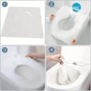 Einweg-Toilettensitzbezug aus recyceltem Papier Bild 4