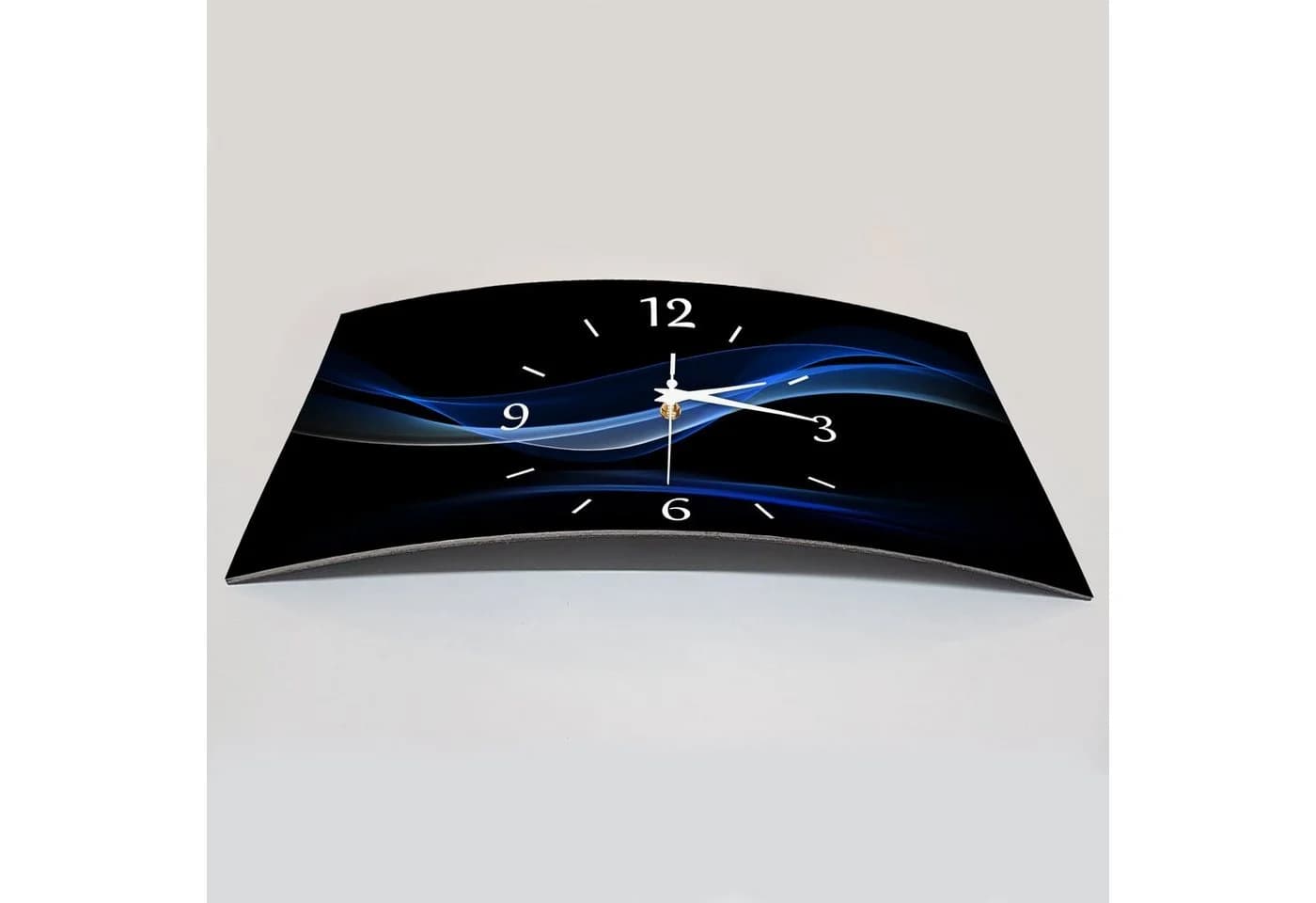 Bilder-Manufaktur Designer-Wanduhr BM-9590-1 Lautlos Aluminium