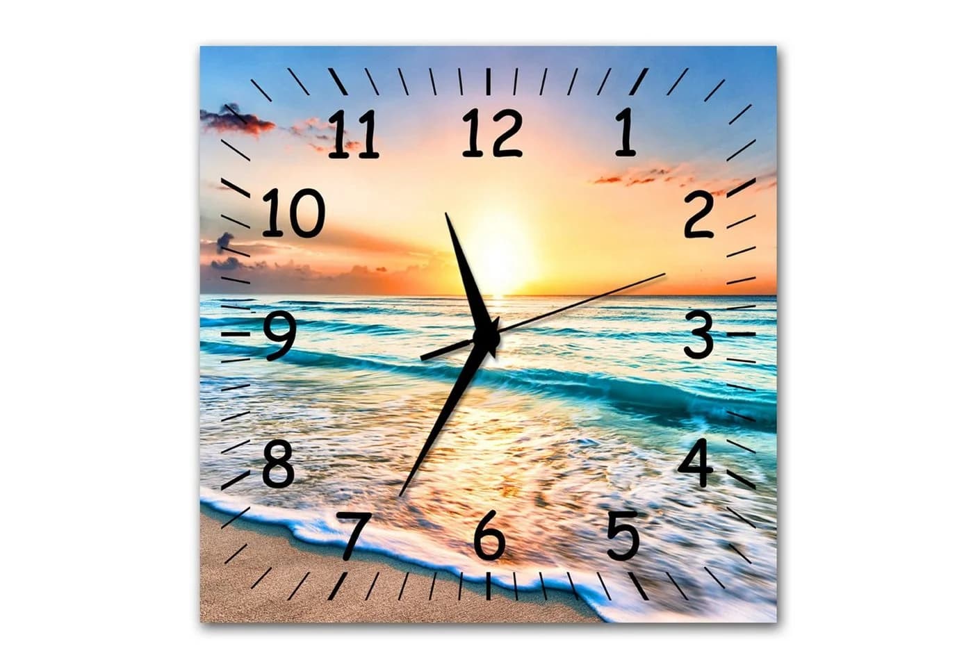 Designer-Wanduhr aus Alu-Verbundstoff, Aluminium und Polykern - Bild 2