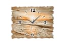 Bilder-Manufaktur Wanduhr H3a-10234 Funkuhr oder Quarzuhr lautlos Holz Bild 1
