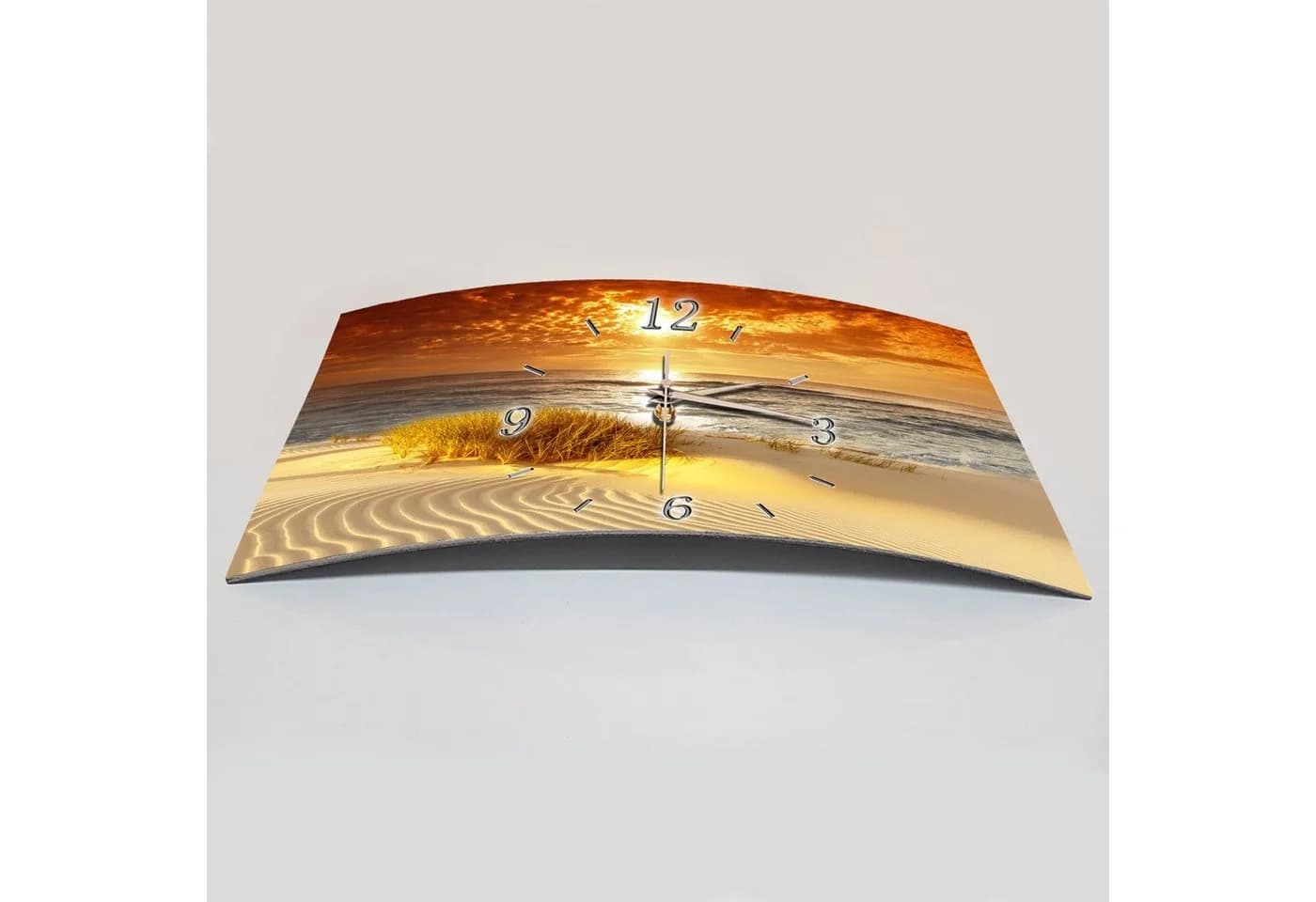 Bilder-Manufaktur Designer-Wanduhr Aluminium 3D-Effekt Lautlos