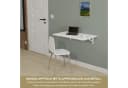 KDR Produktgestaltung Klapptisch 80x50 Wandklapptisch Weiß Bild 1