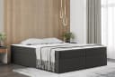 Fun Möbel Boxbett Dachschräge PRIMA mit Bettkasten und Topper grau Bild 1