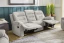 luma-home 3-Sitzer Relax-Sofa Chenille Grau Bild 4