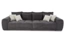 luma-home Big-Sofa 15171 XXL-Couch Grau Anthrazit Federkernpolsterung Bild 2