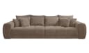 luma-home Big-Sofa 15174 XXL-Couch 306x134x86 cm Federkernpolsterung Braun Bild 2