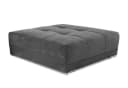 luma-home Polsterhocker 15175 XXL-Hocker Grau Anthrazit Cordstoff Bild 2