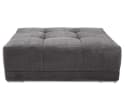 luma-home Polsterhocker 15175 XXL-Hocker Grau Anthrazit Cordstoff Bild 4