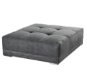 luma-home Polsterhocker 15139 XXL-Hocker Grau Federkernpolsterung Bild 2