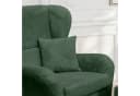 luma-home Ohrensessel 18018 Grün Lesesessel mit Hocker Bild 5