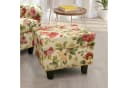 luma-home Ohrensessel 18004-OTTO mit Hocker, Blumenmuster, Lesesessel Bild 4