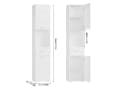 Homfa Hochschrank Weiß Soft-Close-Funktion Bild 3