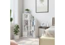 Homfa Bücherregal 4 Fächer Weiß Holz Standregal Bild 3