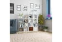 Homfa Bücherregal 4 Fächer Weiß Holz Standregal Bild 4